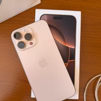 Iphone 16 pro max, 512 gb, sabbia