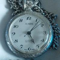 OROLOGIO TASCABILE DI ARGENTO VINTAGE funzionante