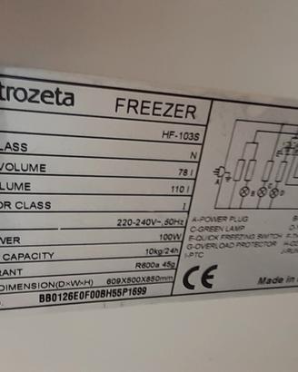 congelatore Elettrozeta