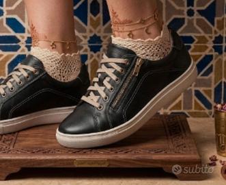 sneakers vera pelle donna 