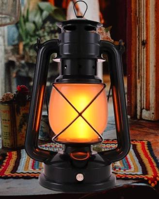 Lanterna da Tavolo Stile Retrò Lampada a LED