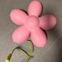 Lampada rosa a forma di fiore