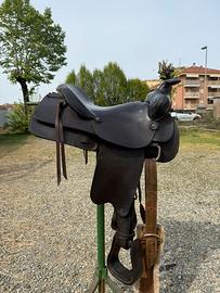 sella western Alprina vintage nera