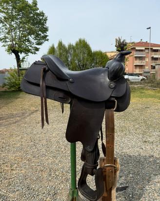 sella western Alprina vintage nera