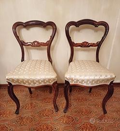 LOTTO 2 SEDIE STILE LUIGI FILIPPO, 800