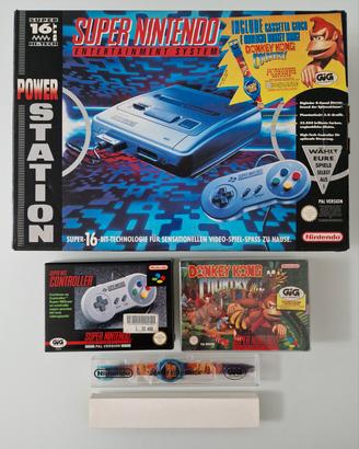 Super Nintendo SNES  Pal Boxato + accessori 