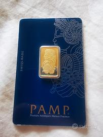 lingotto oro PAMP Suisse 5 grammi