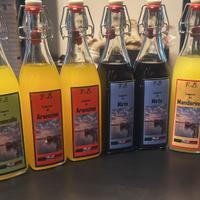 Limoncello,Arancino,Mandarino,Liquirizia,Mirto