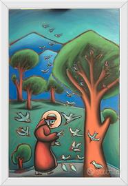 olio su Tavola, quadro 