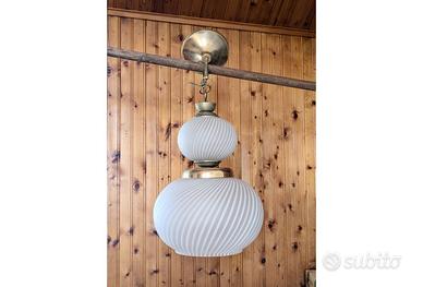 Lampadario swirl vintage