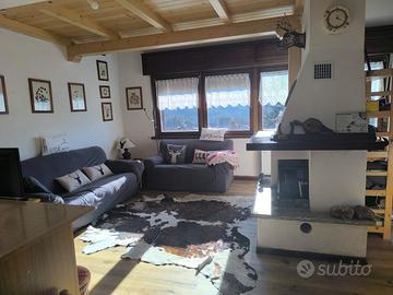 Mansarda vista dolomiti