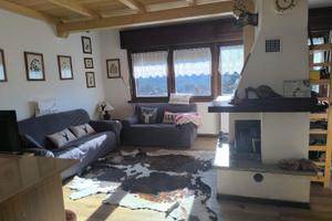 Mansarda vista dolomiti