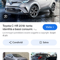 Ricambi honda chr 1.800 ibrida 2018