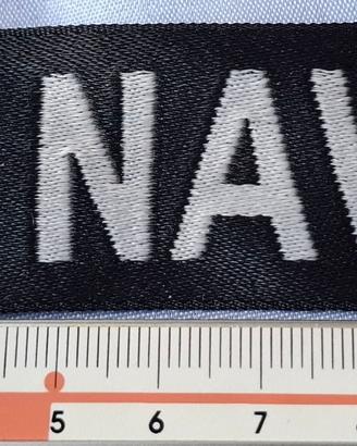 Patch U.S. NAVY Militare Originale - bianca nera