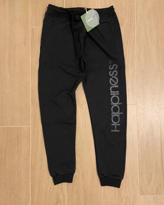 Pantalone in felpa donna nero tg XL di Happiness