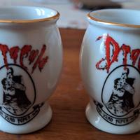 Bicchieriini in porcellana