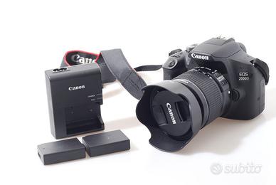 FOTOCAMERA DIGITALE REFLEX CANON 2000D + 18-55 IS.
