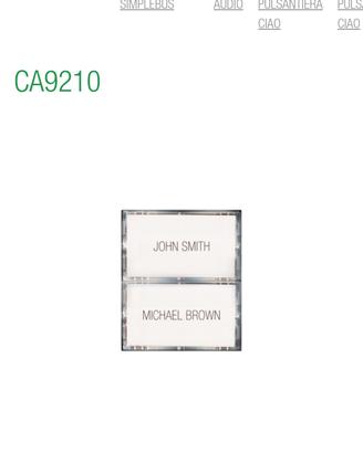 pulsante doppia altezza comelit ciao CA9210