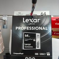 [NUOVA] Lexar Professional CompactFlash 64GB 800x 
