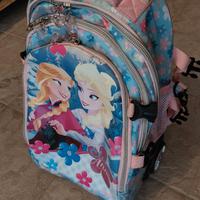 Cartella zaino Disney Frozen con trolley
