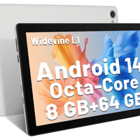 Tablet 10 Pollici Android 14 Octa-Core 8 GB RAM 64