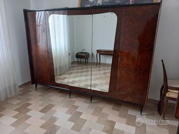 ARMADIO+COMO'+2 COMODINI VINTAGE 1960