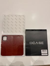 Cover iPhone 12 pro max a libretto in pelle NUOVA