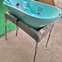 vaschetta bagnetto con cavalletto richiudibile