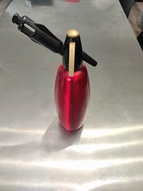 Sifone acciaio vintage Seltz soda da bar