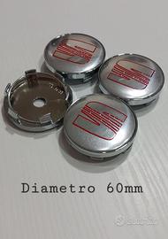 4 Tappi coprimozzo SEAT da 60mm.