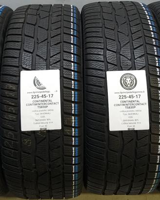 4 GOMME 225 45 17 CONTINENTAL A64556