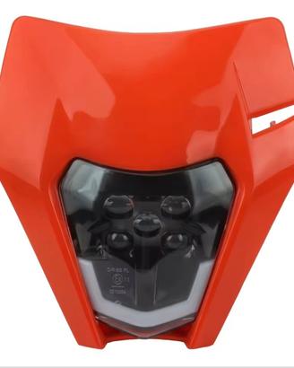 faro led piatta ktm exc/sx 125 250 300 450 