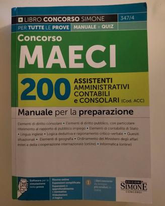 Libro CONCORSO MAECI 2025