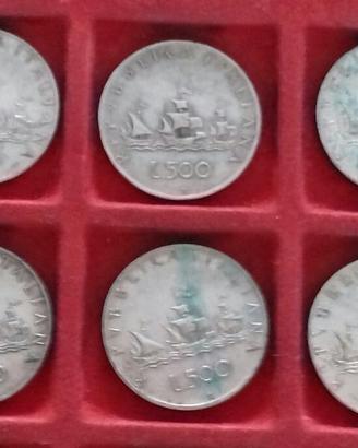 lotto di 10 500 lire Caravelle come da foto