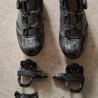 SCARPA BICI CORSA GAERNE N. 42 E PEDALI