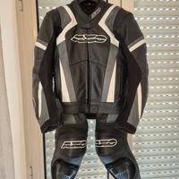 Tuta moto pelle divisibile AXO taglia 50