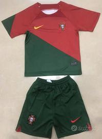 Ronaldo Maglia e Pantaloncini Portogallo Set Kids