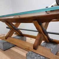 Esclusivo Tavolino Con Aspa e Cristallo