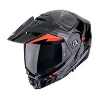 Casco modulare apribile SCORPION ADX 2 nero rosso 