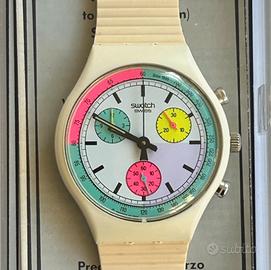 Swatch chrono -  SCW100 White Horses Nuovo