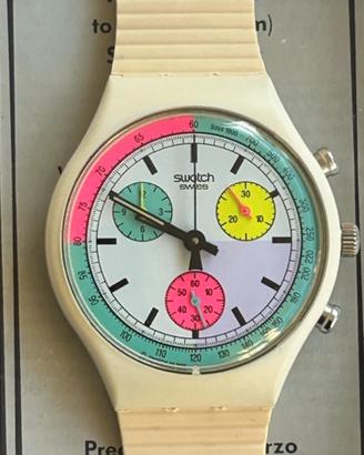 Swatch chrono -  SCW100 White Horses Nuovo