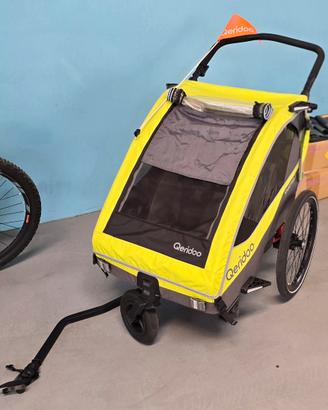Rimorchio bici Qeridoo Sportex2 limited edition 