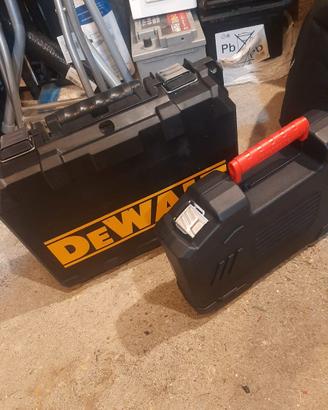 trpano avvitatore piu pistola a cald con valigetta
