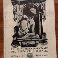 Libri congresso Vespa Club d’Italia anni 60