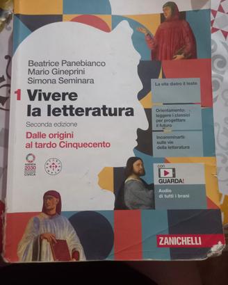 libro di letteratura italiana 3⁰anno di liceo
