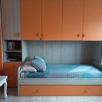 Cameretta a ponte con letto estraibile