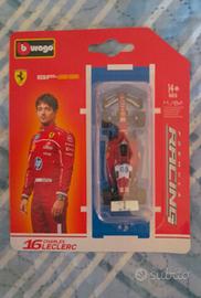 modellini Burago Ferrari Leclerc formula 1 