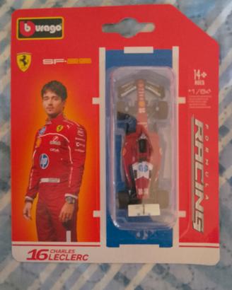 modellini Burago Ferrari Leclerc formula 1 
