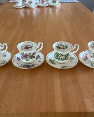 Tazze da collezione, Royal Albert (12 mesi)
