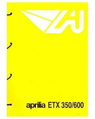 Catalogo ricambi Aprilia ETX 350 e 600